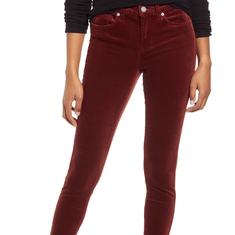 BLANKNYC Ankle Claret Madison Corduroy Pants NWT